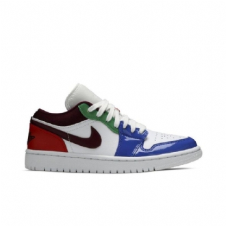 Air Jordan 1 Low Se Άσπρο Πολύχρωμα Γυναικεία Παπούτσια