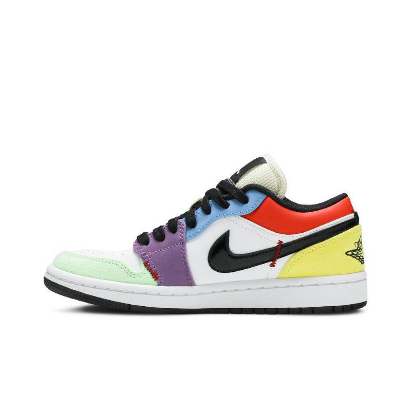 Air Jordan 1 Low Se Άσπρο Πολύχρωμα Γυναικεία Παπούτσια