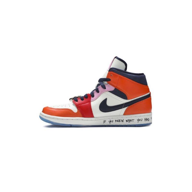 Air Jordan 1 Melody Ehsani Mid Άσπρο Πολύχρωμα Γυναικεία Παπούτσια