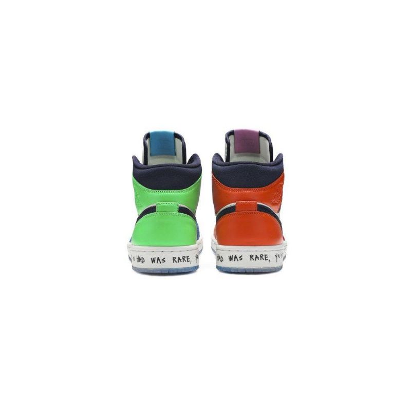 Air Jordan 1 Melody Ehsani Mid Άσπρο Πολύχρωμα Γυναικεία Παπούτσια