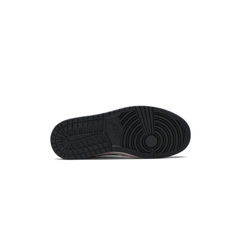 Air Jordan 1 Mid Ροζ Μαύρα Πολύχρωμα Γυναικεία Παπούτσια