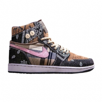 Ανδρικά Παπούτσια Air Jordan 1 Bespokeind High Μαύρος Πολύχρωμα
