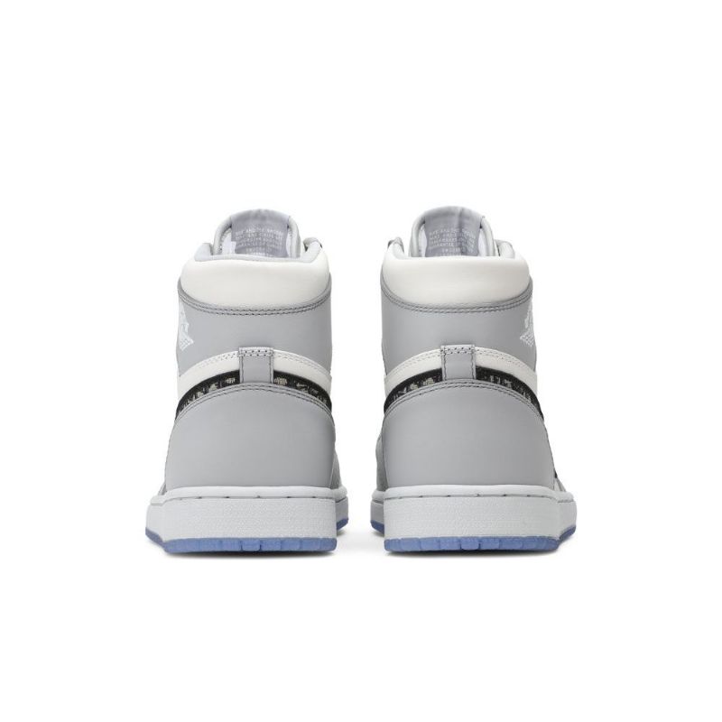 Ανδρικά Παπούτσια Air Jordan 1 Dior High Γκρί Άσπρο Μαύρος