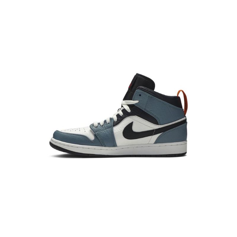 Ανδρικά Παπούτσια Air Jordan 1 Facetasm Mid Άσπρο Μπλε Μαύρος