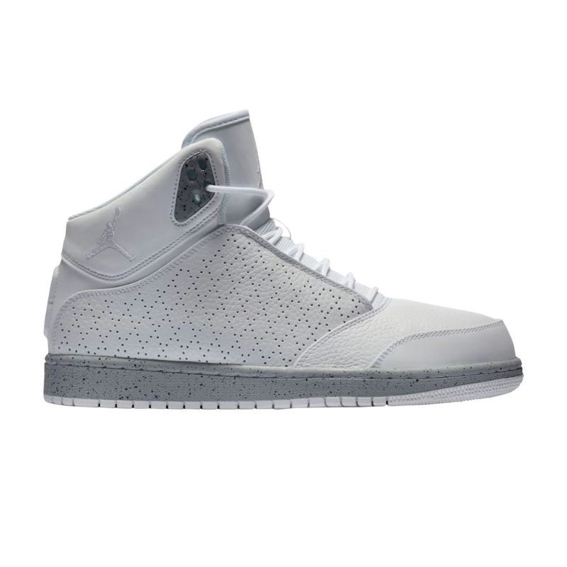 Ανδρικά Παπούτσια Air Jordan 1 Flight 5 Άσπρο Γκρί