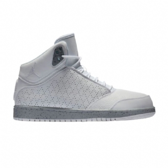 Ανδρικά Παπούτσια Air Jordan 1 Flight 5 Άσπρο Γκρί