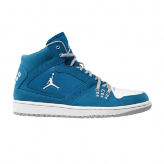 Ανδρικά Παπούτσια Air Jordan 1 Flight Mid Μπλε Άσπρο