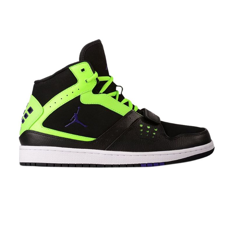 Ανδρικά Παπούτσια Air Jordan 1 Flight Strap Μαύρα Πράσινα Μωβ