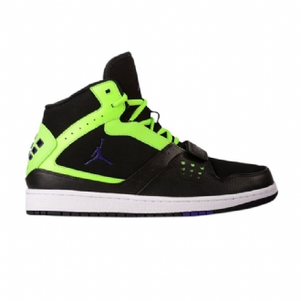 Ανδρικά Παπούτσια Air Jordan 1 Flight Strap Μαύρα Πράσινα Μωβ