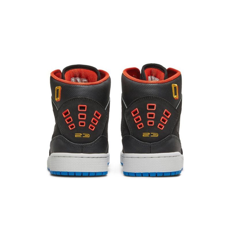 Ανδρικά Παπούτσια Air Jordan 1 Flight Strap Μαύρο Χρυσό Πορτοκαλί Μπλε