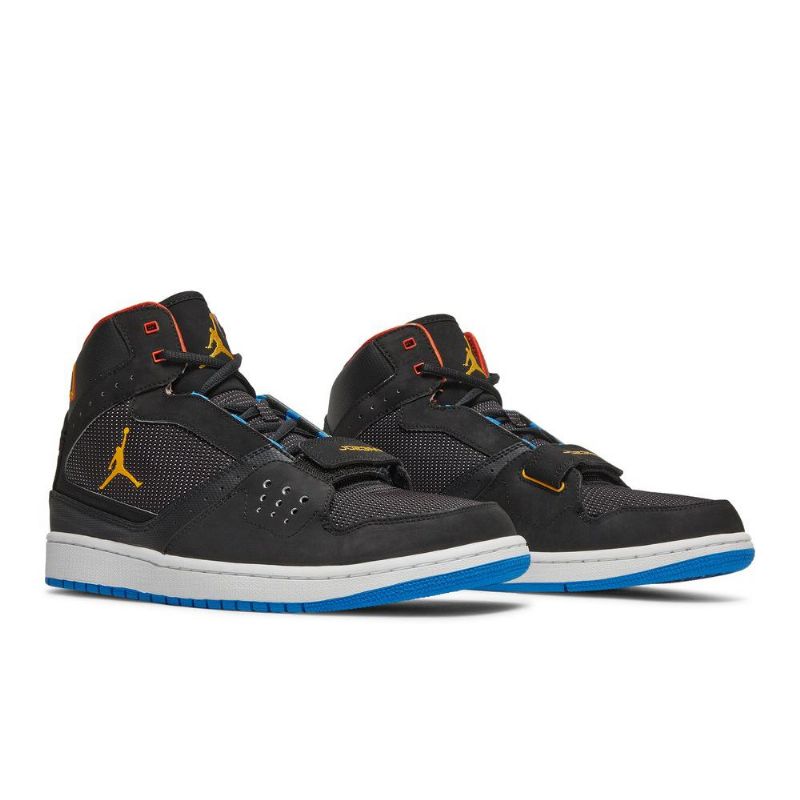 Ανδρικά Παπούτσια Air Jordan 1 Flight Strap Μαύρο Χρυσό Πορτοκαλί Μπλε