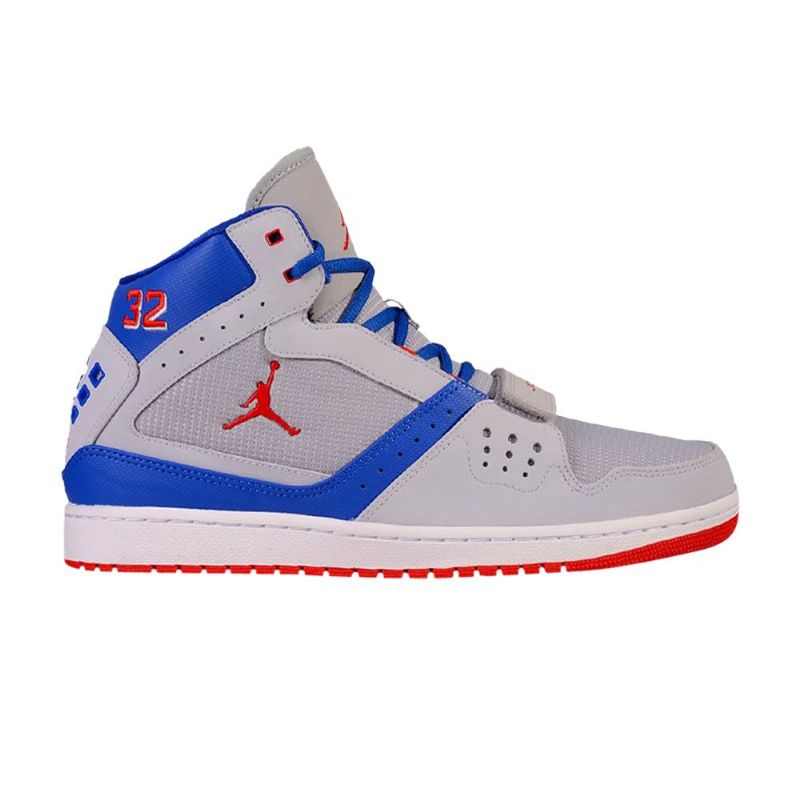 Ανδρικά Παπούτσια Air Jordan 1 Flight Strap Pe Γκρι Μπλε Κόκκινο