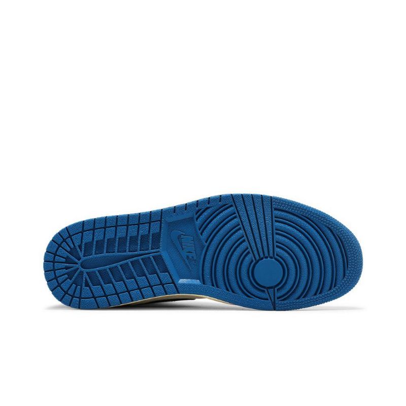 Ανδρικά Παπούτσια Air Jordan 1 Fragment Design Travis Scott Retro High Άσπρο Μαύρος Μπλε
