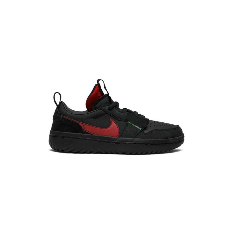 Ανδρικά Παπούτσια Air Jordan 1 Ghetto Gastro Low React Μαύρα Κόκκινα Πράσινα