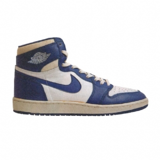 Ανδρικά Παπούτσια Air Jordan 1 High Άσπρο Μπλε