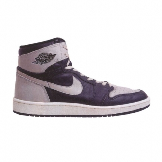 Ανδρικά Παπούτσια Air Jordan 1 High Μαύρος Γκρί