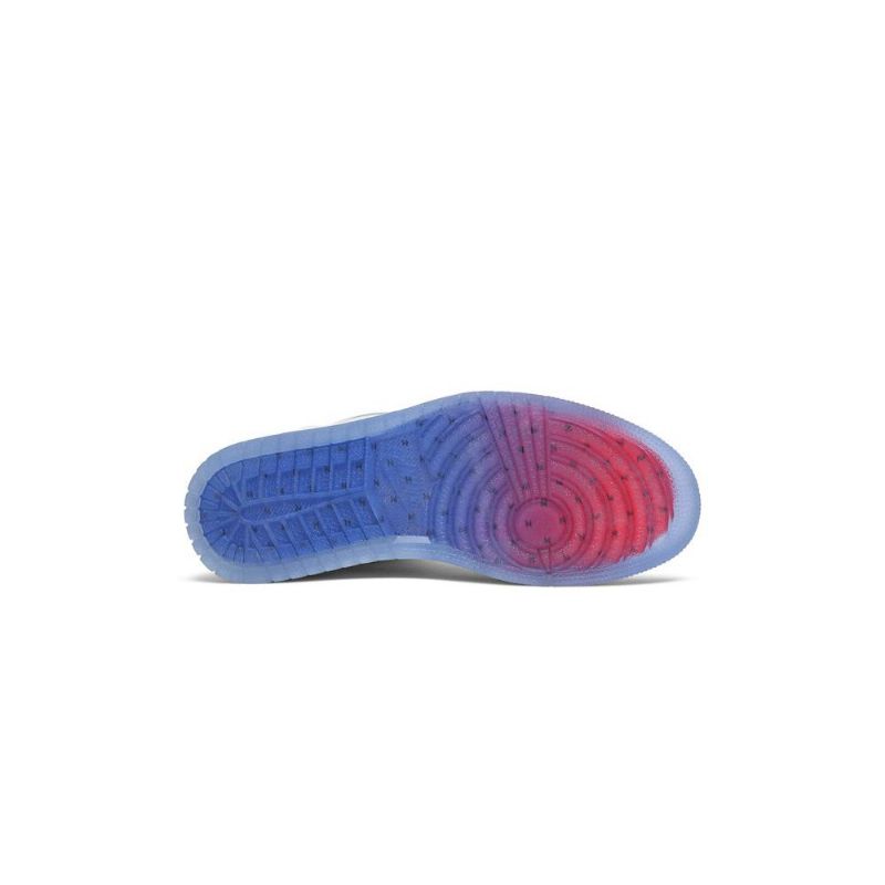 Ανδρικά Παπούτσια Air Jordan 1 High Zoom Λευκά Μπλε Γκρι