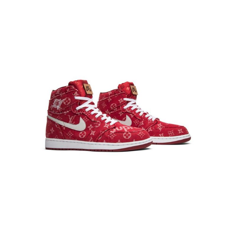 Ανδρικά Παπούτσια Air Jordan 1 Κόκκινος Ribbon Recon Retro High Άσπρο