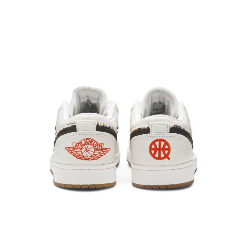 Ανδρικά Παπούτσια Air Jordan 1 Low Άσπρο Καστανός Μαύρα