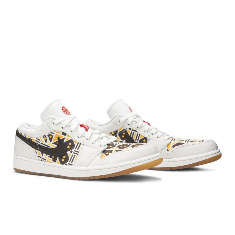 Ανδρικά Παπούτσια Air Jordan 1 Low Άσπρο Καστανός Μαύρα