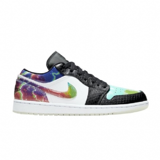 Ανδρικά Παπούτσια Air Jordan 1 Low Άσπρο Μαύρα Πολύχρωμα