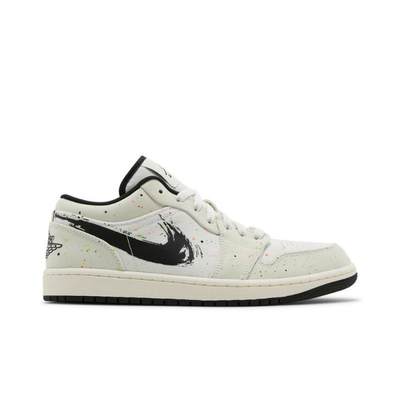 Ανδρικά Παπούτσια Air Jordan 1 Low Άσπρο Μαύρος