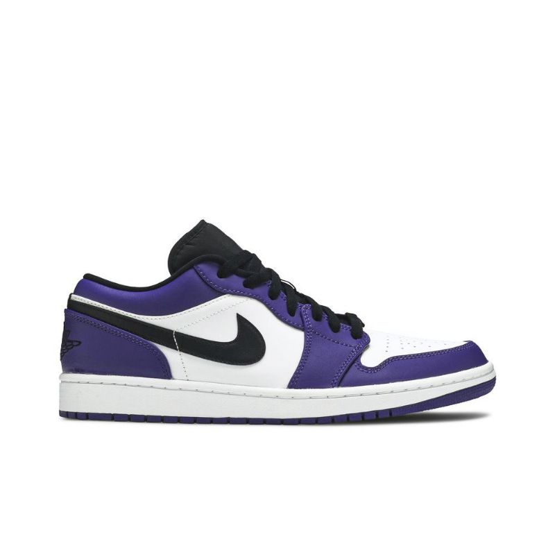 Ανδρικά Παπούτσια Air Jordan 1 Low Άσπρο Μωβ Μαύρα