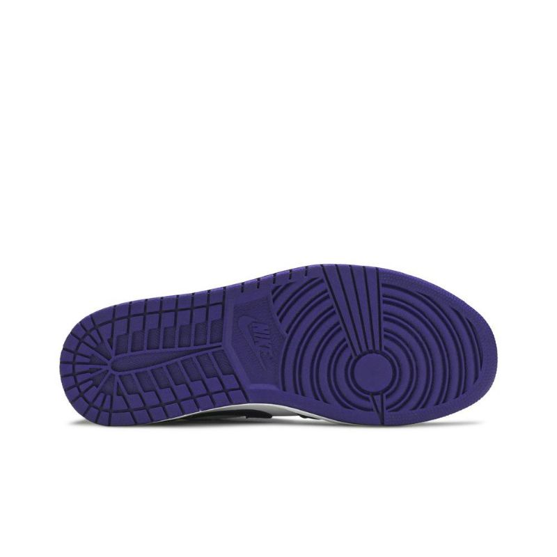 Ανδρικά Παπούτσια Air Jordan 1 Low Άσπρο Μωβ Μαύρα