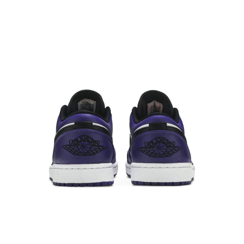 Ανδρικά Παπούτσια Air Jordan 1 Low Άσπρο Μωβ Μαύρα