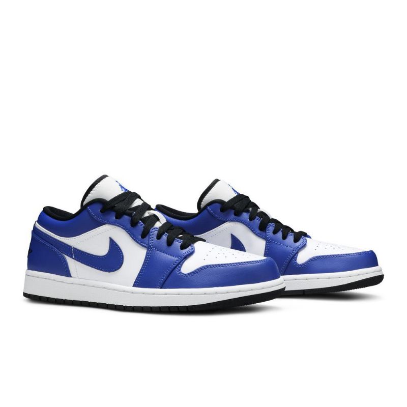 Ανδρικά Παπούτσια Air Jordan 1 Low Άσπρο Μπλε Μαύρος