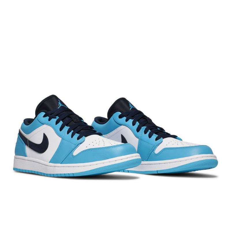 Ανδρικά Παπούτσια Air Jordan 1 Low Άσπρο Μπλε Μαύρος