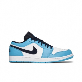 Ανδρικά Παπούτσια Air Jordan 1 Low Άσπρο Μπλε Μαύρος