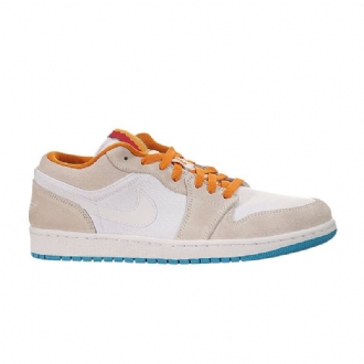 Ανδρικά Παπούτσια Air Jordan 1 Low Άσπρο Πορτοκάλι Μπεζ