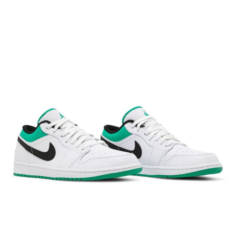 Ανδρικά Παπούτσια Air Jordan 1 Low Άσπρο Πράσινος Μαύρος
