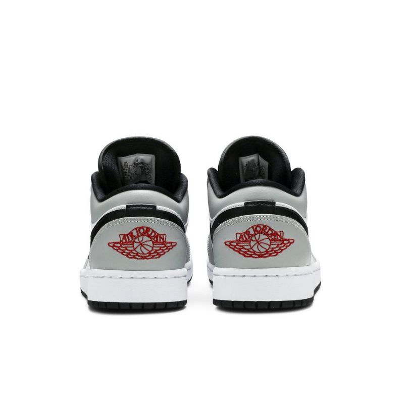 Ανδρικά Παπούτσια Air Jordan 1 Low Γκρί Άσπρο Μαύρος Κόκκινος