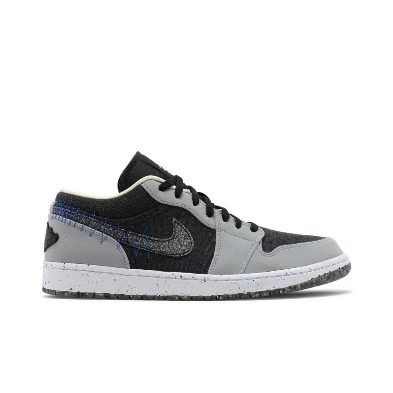 Ανδρικά Παπούτσια Air Jordan 1 Low Γκρί Μαύρος Μπλε