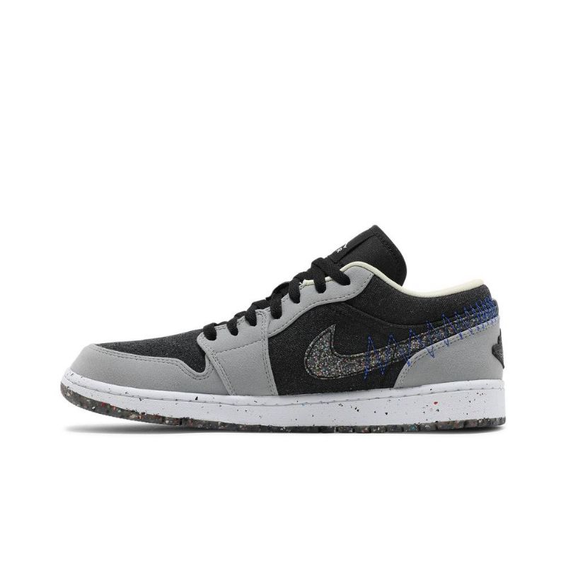 Ανδρικά Παπούτσια Air Jordan 1 Low Γκρί Μαύρος Μπλε