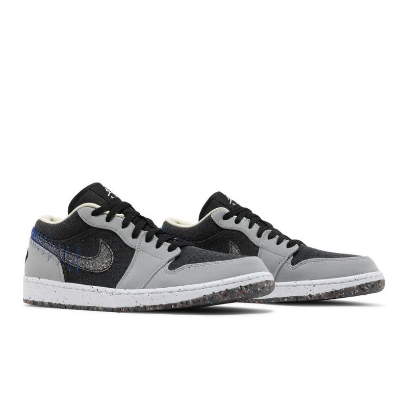 Ανδρικά Παπούτσια Air Jordan 1 Low Γκρί Μαύρος Μπλε