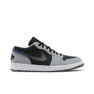 Ανδρικά Παπούτσια Air Jordan 1 Low Γκρί Μαύρος Μπλε