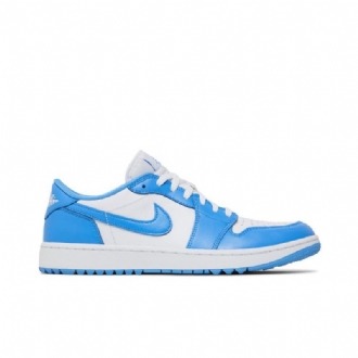 Ανδρικά Παπούτσια Air Jordan 1 Low Golf Άσπρο Μπλε
