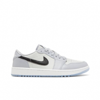 Ανδρικά Παπούτσια Air Jordan 1 Low Golf Γκρι Λευκά Μαύρα