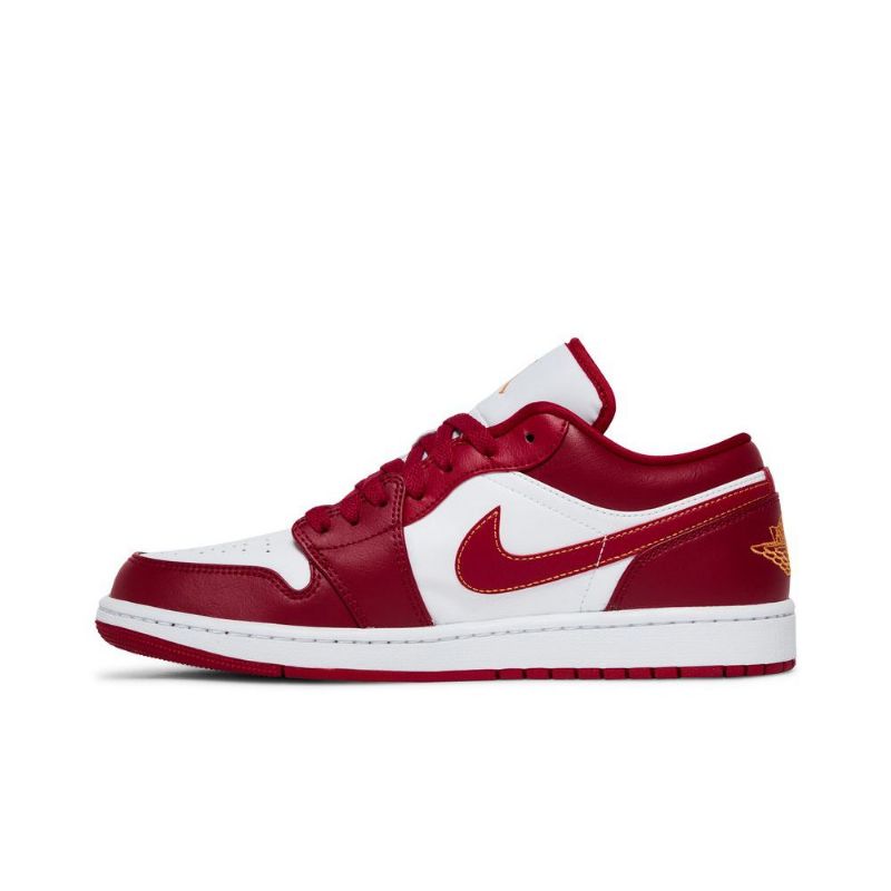 Ανδρικά Παπούτσια Air Jordan 1 Low Κόκκινος Άσπρο Χρυσός