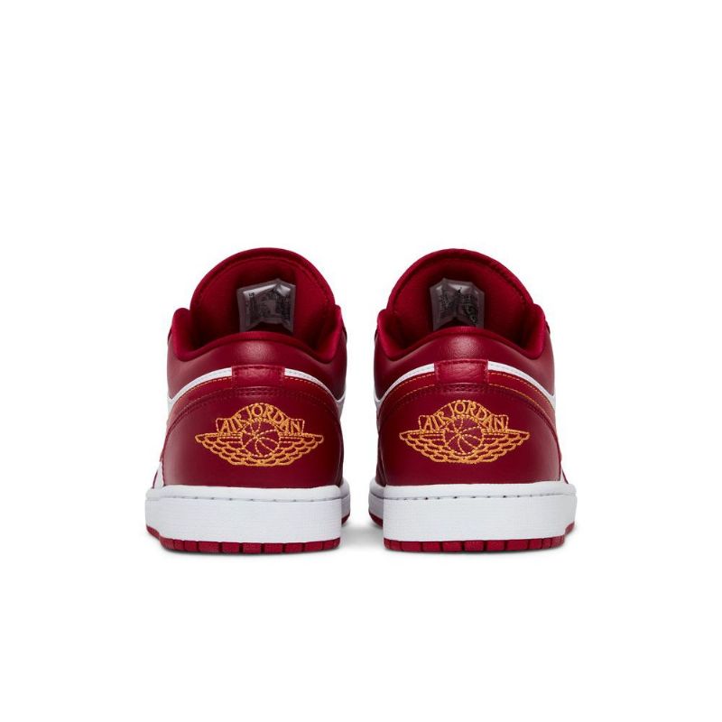 Ανδρικά Παπούτσια Air Jordan 1 Low Κόκκινος Άσπρο Χρυσός