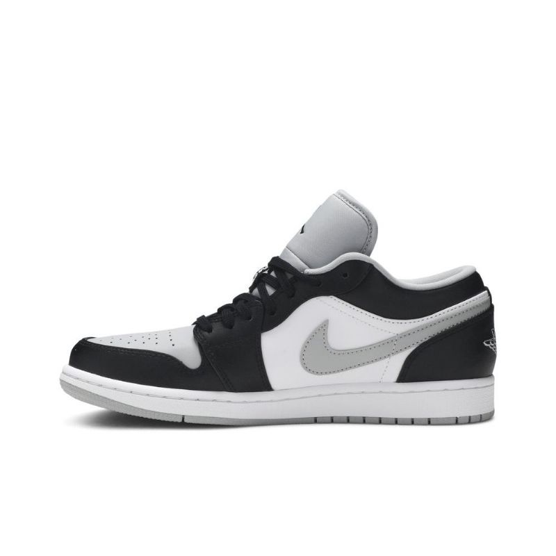 Ανδρικά Παπούτσια Air Jordan 1 Low Μαύρος Γκρί Άσπρο