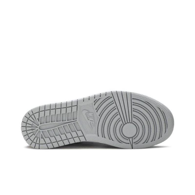 Ανδρικά Παπούτσια Air Jordan 1 Low Μαύρος Γκρί Άσπρο