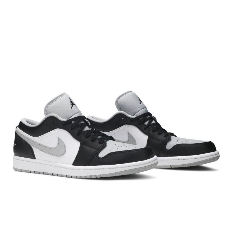 Ανδρικά Παπούτσια Air Jordan 1 Low Μαύρος Γκρί Άσπρο
