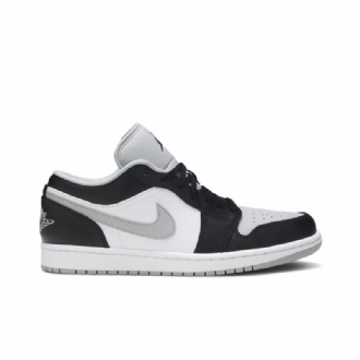 Ανδρικά Παπούτσια Air Jordan 1 Low Μαύρος Γκρί Άσπρο