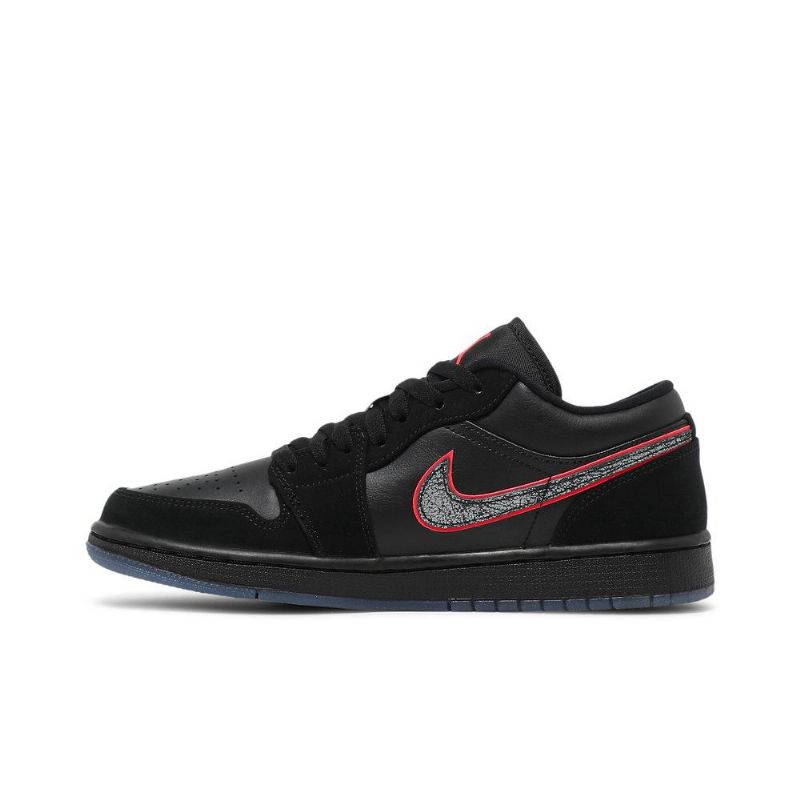 Ανδρικά Παπούτσια Air Jordan 1 Low Μαύρος Κόκκινος