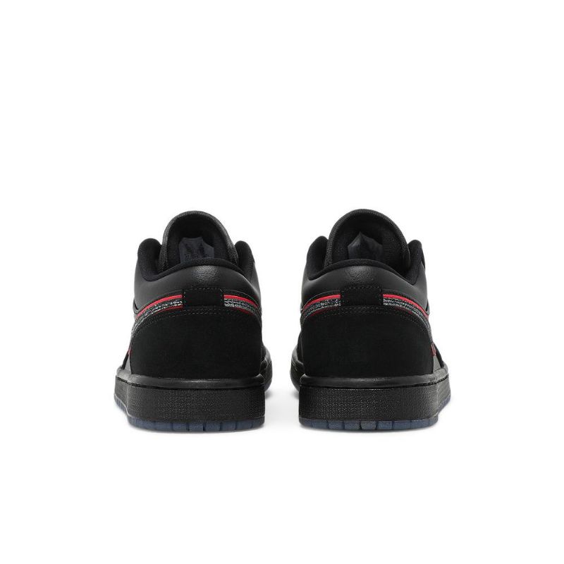 Ανδρικά Παπούτσια Air Jordan 1 Low Μαύρος Κόκκινος