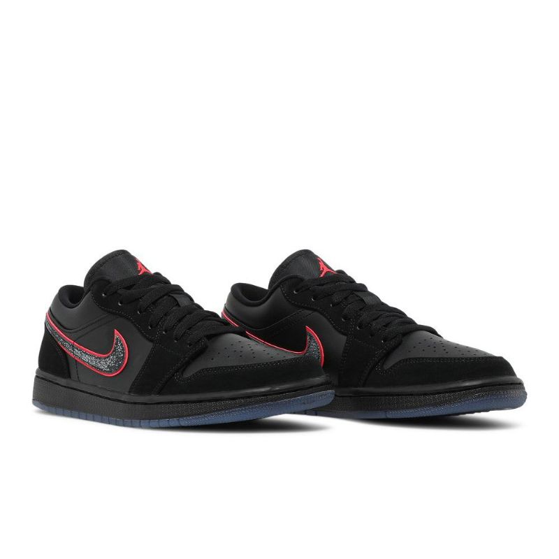 Ανδρικά Παπούτσια Air Jordan 1 Low Μαύρος Κόκκινος